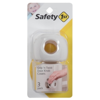 Safety 1ˢᵗ® Grip 'n Twist Door Knob Covers (3pk) - HS034